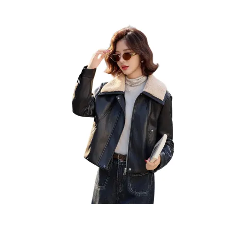 Куртка из кожи Kangaroo женская