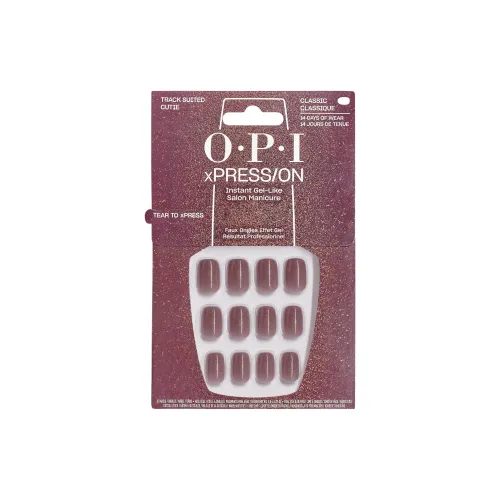 OPI Спортивная девушка искрящийся False Nail короткий квадратный светло-фиолетовый однотонный милый 30 шт