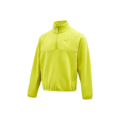 PUMA Bright Green Men's Sweatshirts