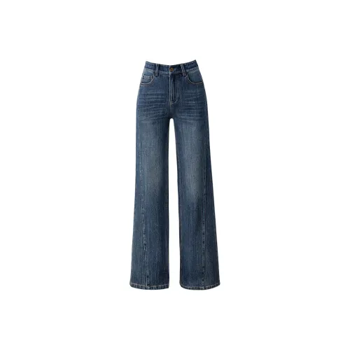 TOUCH MISS Темно-синий синий женский джинсы