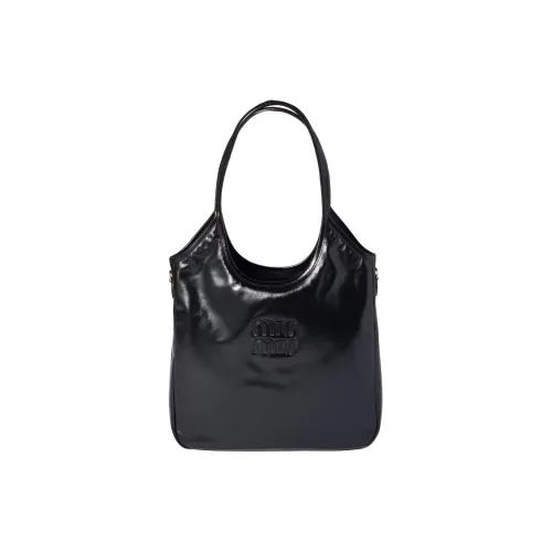 MIU MIU Ivy Корова Кожа Сумка Женская Черная