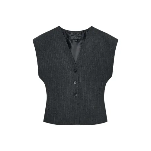 ZARA Collaboration Свинец Женские Жилеты