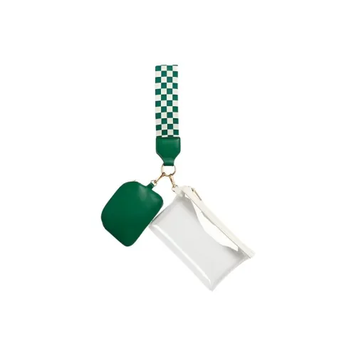 GAP Полиэстер с ПУ (полиуретан) Монета Кошелек Мини Женский Зеленый и Белый