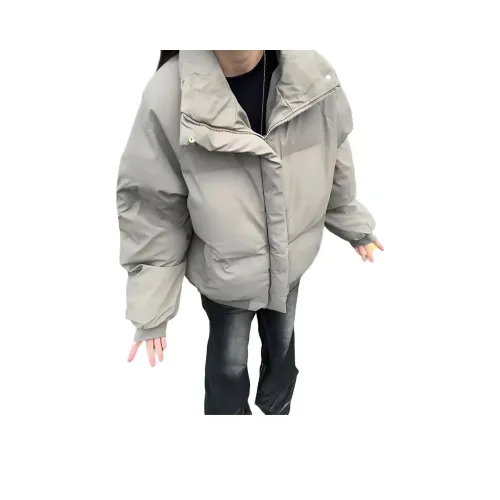 DANJUE Кофейный Унисекс Пуховики