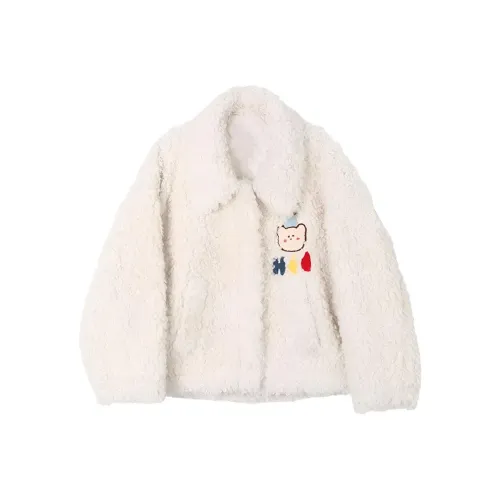 MDEHT Экрю Женские пуховики