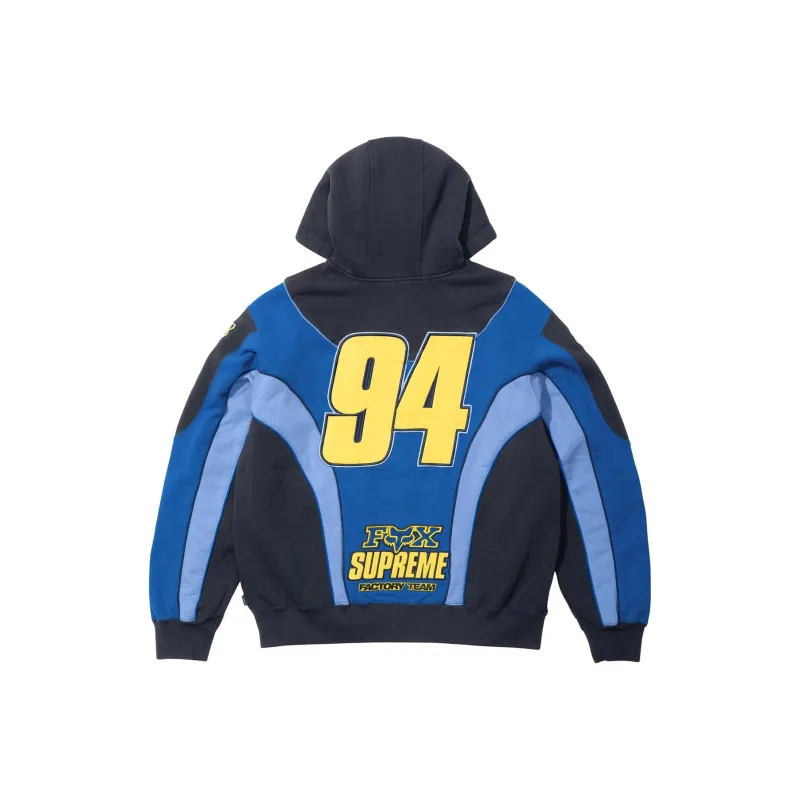 Supreme x Fox Racing FW25 WEEK9 ZIP UP Худи Унисекс - ДЭВУ (Poizon)