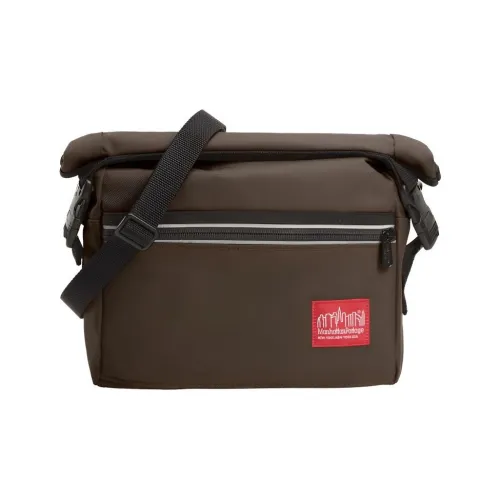 Manhattan Portage Нейлоновая Сумка через плечо Унисекс Темно-коричневая
