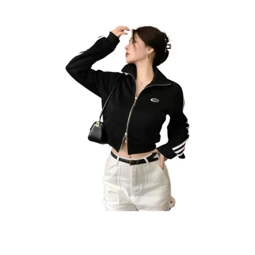 XIANGTIANE Черный Женский Свитшот