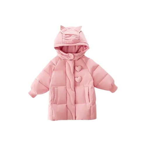 ZKHE Розовый Kids Пуховые куртки