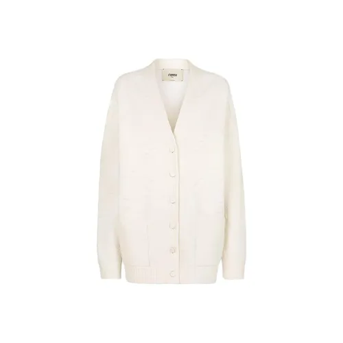 FENDI Белый Женские Кашемировые Свитеры