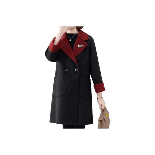 CHARLIE GOLF Черный Серый Женское Пальто