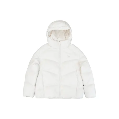 Anta Life Collection Пуховик Женский Айвори Белый