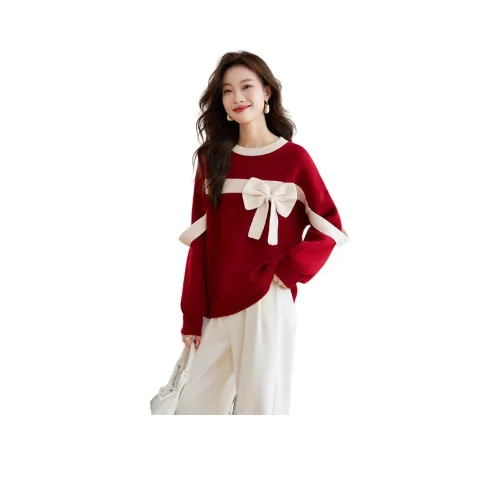 H YXIANG Красный Женский Трикотаж