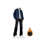 Промытый черный (утолщенный с флисовой подкладкой)