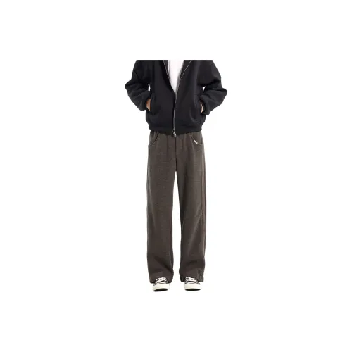 ENTONG Хаки Унисекс Вязаные Спортивные Штаны