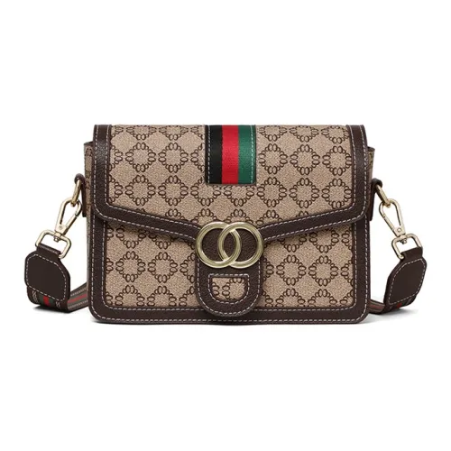 Younger Song Сумка через плечо из синтетической кожи стандартная женская кофейного цвета