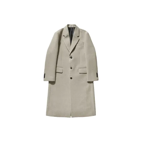 BISHE Бежево‑цветочный Мужской Пальто