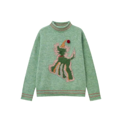 JOSR Зеленый Женский Трикотаж