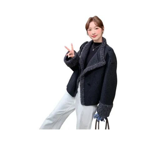 MEXICAN Серый Женские Бархатные Куртки