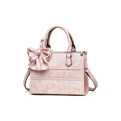 PT'SON Ткань Сумка Женская Розовая