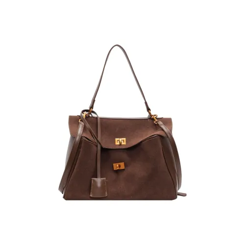 DCLOUD Матовый Плечевая сумка Стандартная Женская Кофейная Черная