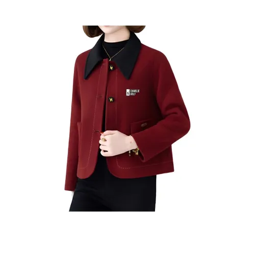 CHARLIE GOLF Ангора Красный Женское Пальто