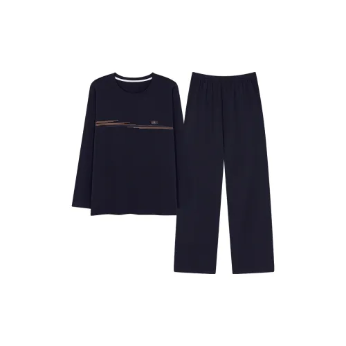 MADALLO Черный мужской комплект пижам