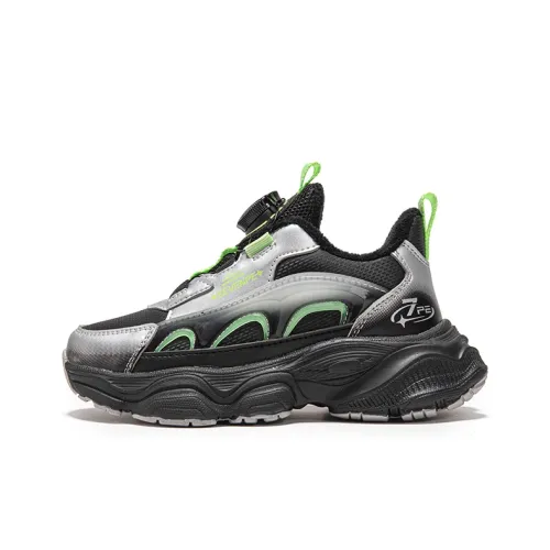 7 PE противоскользящая устойчивая к истиранию детская хлопковая обувь черный светло-серый для подростков