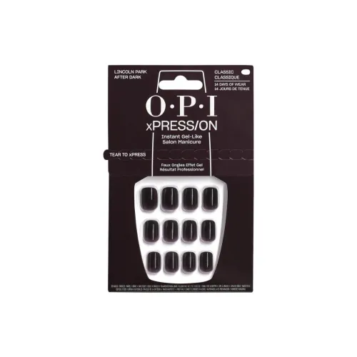 OPI Lincoln Парк After Dark False Nail Короткий Круглый Полночь Фиолетовый Однотонный Стиль Instagram