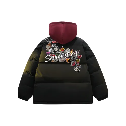 SESAME STREET Стеганый хлопковый пуховик унисекс