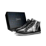 Черно-серебристый