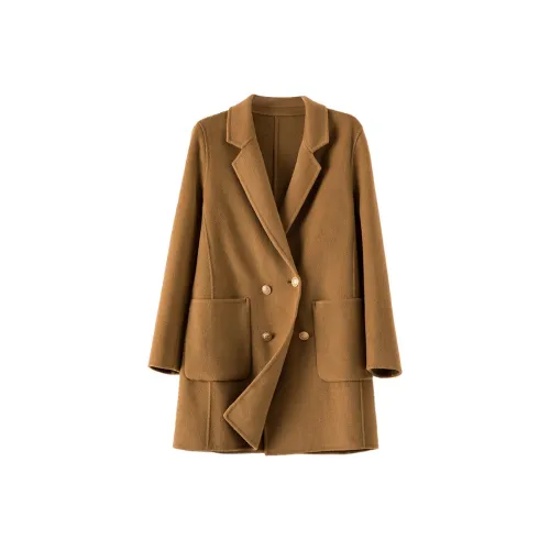 WANBAI Хаки Женское пальто