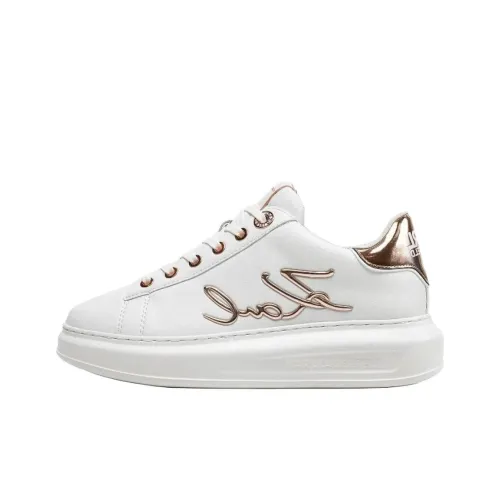 Karl Lagerfeld Низкий топ Повседневная обувь Женская Белая
