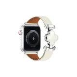 Экрю, серебристый, застежка, белый, узор