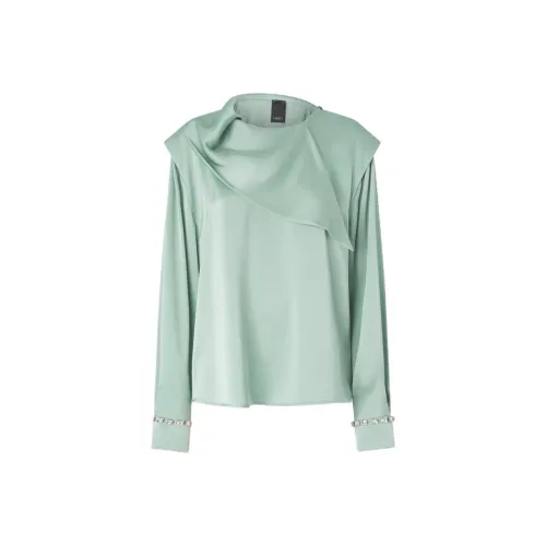 PINKO Светло-зеленые Женские Рубашки
