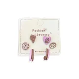 Кремовый торт, серьги-гвоздики, одежда, наборы 02