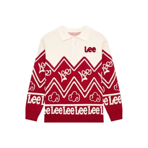Lee совместный модель Темно-красный Школьный возраст Свитера