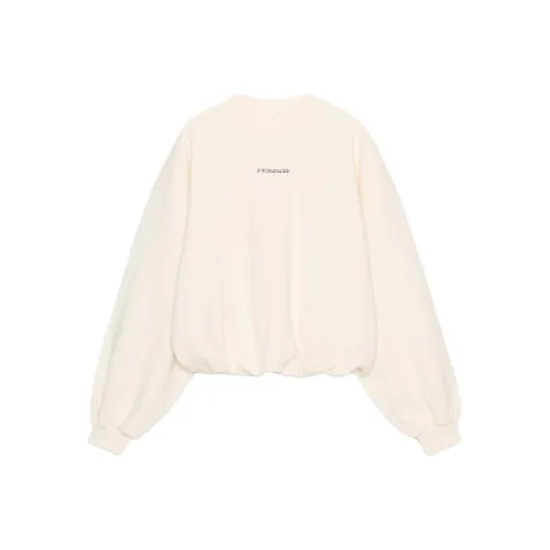 ZARA Морозный Белый Женский Свитшот