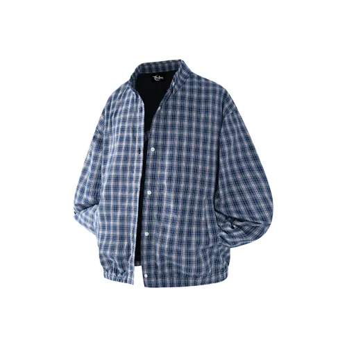 THE AIER Синяя клетка Унисекс Куртки