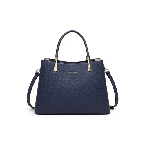 Younger Song Коровья кожа Сумка Lady Dior Сумка Стандартная Женская Темно-синий