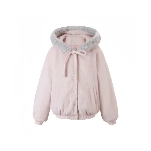 RTNH Розовый Женские Бархатные Куртки