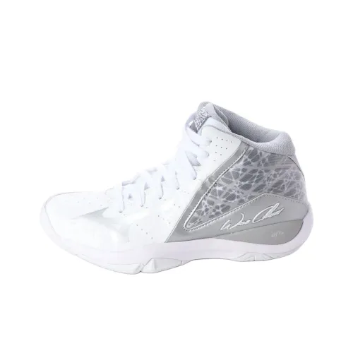 Mizuno Высокий Топ Детские Баскетбольные Кроссовки Белый Унисекс