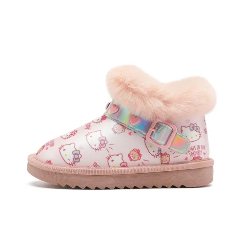 Санрио Hello Kitty Hello Kitty Устойчивый к истиранию Легкий Амортизация Термический MID Топ Детские зимние сапоги Подростки