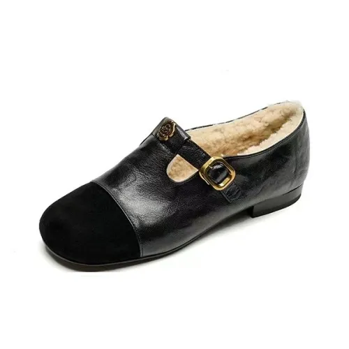 Rutai Плоская подошва Туфли Мэри Джейн Женские