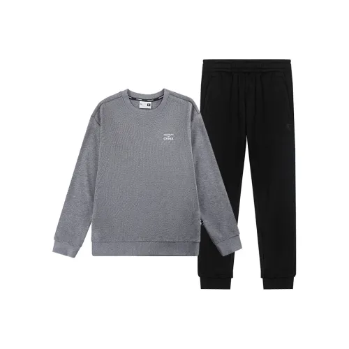 QIAODAN Свитшот Комплект Мужской Фотиния Серый