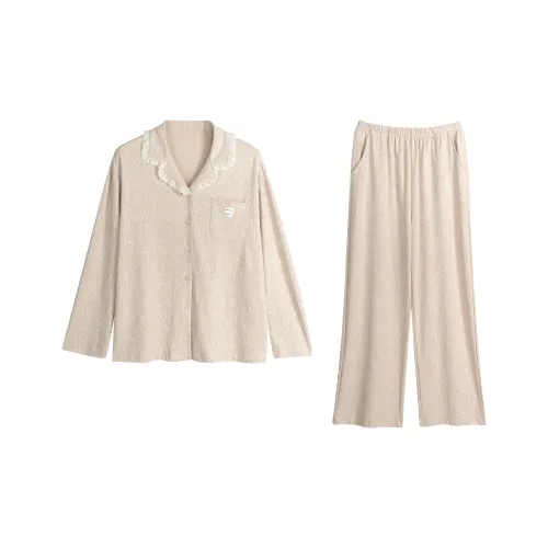 XUANZHITING Весенний и Осенний Комплект Пижам Женские