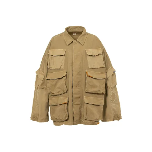 KAMIYA Fw25 Ripstop Fatigue Куртка Куртки и Пальто Мужской