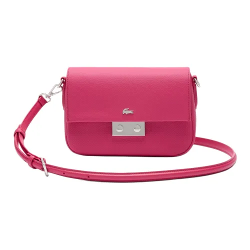 Сумка через плечо из ПВХ сумка на плечо женская красная LACOSTE Collaboration