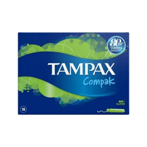 TAMPAX Compak Хлопковые Вата 18 шт