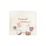 Кремовый торт, серьги-гвоздики, одежда, наборы 04